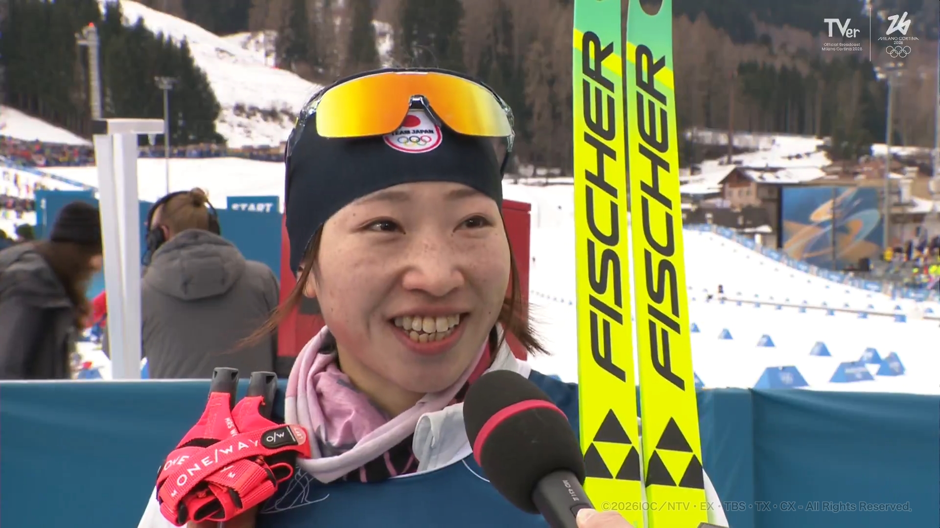 土屋正恵インタビュー 「支えてくれた皆さんに感謝」クロスカントリー